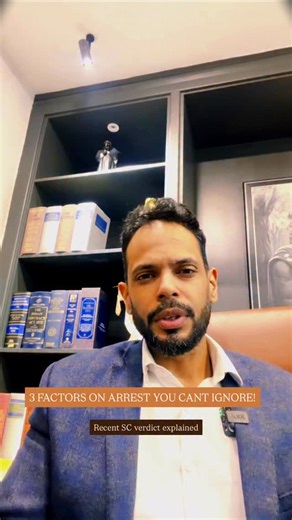 Kapil Madan on Instagram: "🚨 ARREST IS NOT AUTOMATIC — SUPREME COURT CLARIFIES THE LAW The Supreme Court of India has laid down 3 strict safeguards that every citizen must know 👇 🔹 1️⃣ Notice before arrest is mandatory For offences punishable up to 7 years, police must issue notice first — arrest is not the first step. 🔹 2️⃣ Arrest only as per Section 35(1)(b)(ii), BNSS Arrest must be strictly necessary, justified, and based on objective reasons, not routine practice. 🔹 3️⃣ Section 35(6), B