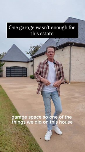 14K views · 314 reactions | You’ve seen the large single garage door… but what we didn’t show you? A second, private garage tucked away for the gems of your car collection and a deep bay long enough to store your boat. #leconstructionllc #fyp #homebuilder #luxuryhomes #foryou #customhomes #construction #dreamhome #homedesign #garage #car #carcollection | LE Construction, LLC | Facebook