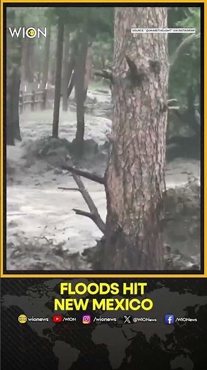 Raging Flash Flood Waters Hit Ruidoso in New Mexico | WION World News