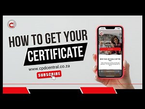 Certificates tutorial CPD Central
