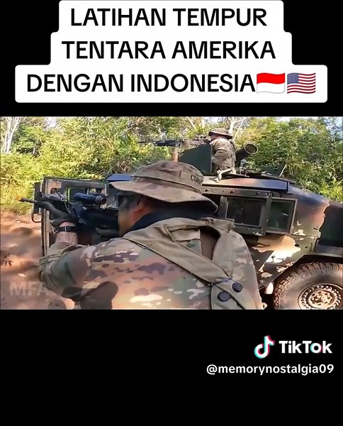 LATIHAN TEMPUR TENTARA AMERIKA DENGAN INDONESIA🇮🇩🇺🇸 #fyp #tniindonesia #usarmy #usaarmymilitary #tni #latihantempur
