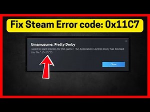 Fix Steam Error code: 0x11C7
