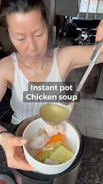 Insrant Pot Chicken Soup for Easy Dinner with Portion Control for Weight Loss