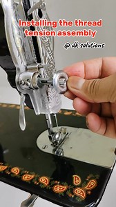1M views · 9.5K reactions | Installing the thread tension assembly ️ #silaimachine #sewingmachine #sewingcommunity #sewingtipsandtricks #tailor #tailoringtips | DK Solutions | Facebook