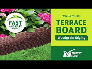 How-To Install Terrace Board Woodgrain Edging