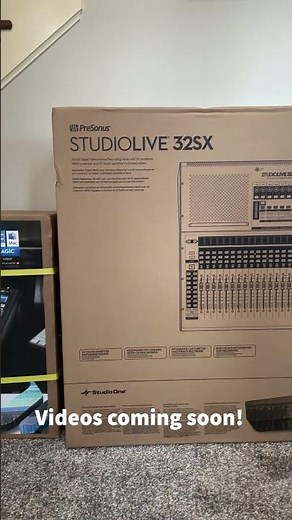 New Consoles Going into the Studio! #presonus #studiolive