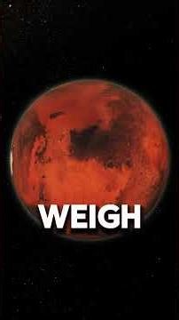 The Gravity On Mars #science