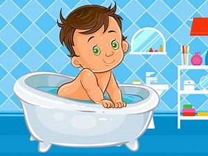 Play Baby Bath Jigsaw | Free Online  Games. KidzSearch.com