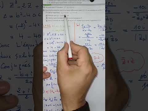 Exercice corrigé sur les nombres complexes | 2bac - Préparation facile pour le Devoir