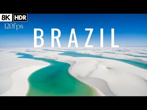 Brazil's Desert Lakes: Unique Ecosystems Explored in 8k Ultra HDR 120FPS Dolby Vision 8k Colors