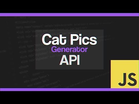 JavaScript API Project | Cats Pics Generator JavaScript Tutorial using fetch API (2020)