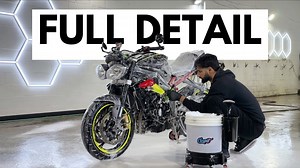 【4k】【解压】如何清洗摩托车 满满的细节 三重清洁｜作者：Cleanit Autospa