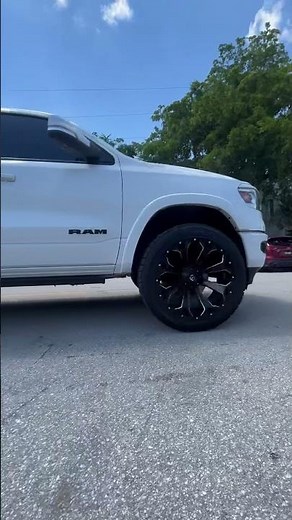 24x11 Fuel Wheel / 35 Inch Pirelli Tires all on a 2022 RAM 1500 Laramie