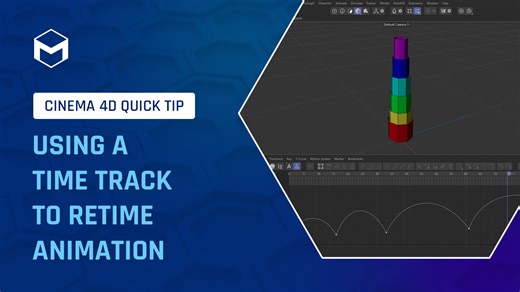 Maxon Cinema 4D on Instagram: "🥳 We're counting down our TOP 10 #C4DQuickTips of 2025! 🚀 Coming in at #9: Using a Time Track to Retime Animation in #Cinema4D. 💡 Learn how to use a Time Track to control the animation of multiple objects. Control and retime complex keyframe animations using a single F-Curve."