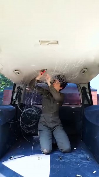 279K views · 1K reactions | Old car was upgraded into DIY starry skylight shelter! | 5-Minute Crafts | Facebook