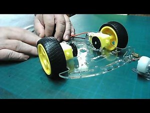 Hindernisläufer - 3Rad Roboter mit Arduino, L298N Motortreiber und Ultraschallsensor Teil 1