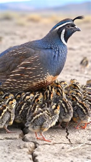 40K views · 847 reactions | “A mother quail leading her chicks—tiny steps, big love. ❤” | Animal Lovers | Facebook