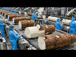 How Tapioca Starch Is Made | Inside a Modern Cassava Starch Factory (Full Process) ✅
