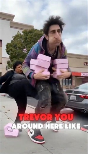7 Foot Trevor Busts Out of Crumbl With Stolen Cookies