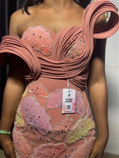 Custom Reception Dress for the Beautiful Bride