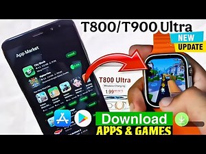 T900/T800 ultra smartwatch me game kaise download kare 🤔 ||Top 20 play Store code #viral #watch