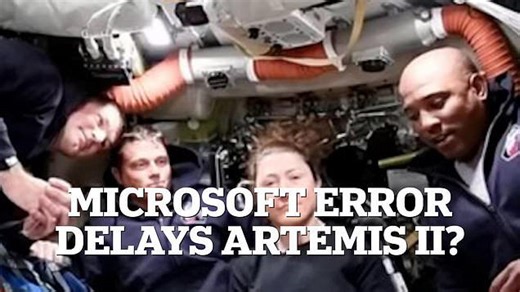Artemis II mission thwarted by silly Microsoft Outlook error