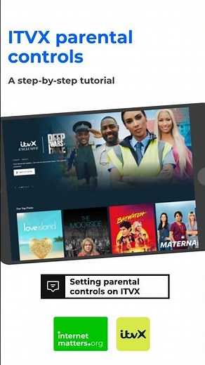 How to set parental controls on ITVX | Internet Matters