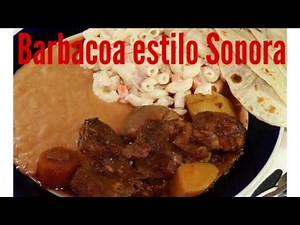 Receta de Barbacoa estilo Sonora