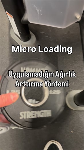 Bora | Micro Loading Nedir? Micro loading, ağırlık antrenmanında yükü çok küçük artışlarla (genellikle 0,25 – 0,5 kg) artırma yöntemidir. Klasik... | Instagram