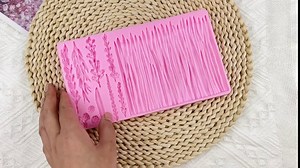 Lavender Flower Fondant Molds Wheat Leaf Candy Grass Silicone Mold for DIY Lace Cake Decorating, Chocolate Candy, Sugar Craft, Epoxy Craft, Fringe Clay Mold