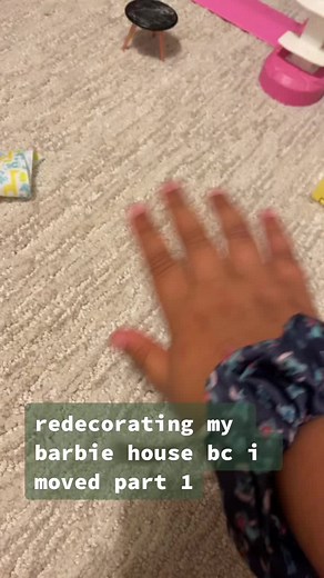 ||redecorating my barbie house bc i moved! part 1|| sorry i couldn’t post i was moving! i’ll try to post as much as i can. #barbie #fyp #decorating