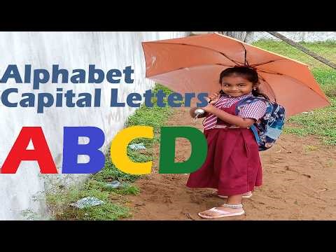 ABCD Capital Letters for Kids | A to Z Alphabet Learning | ABC Slide Show