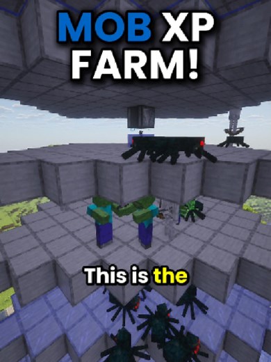Minecraft Mob XP Farm Tutorial: Simple XP Farm Build