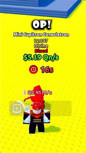 Divine MINI CUPITRON CONSOLETRON is OP #escapetsunamiforbrainrots #roblox #shorts