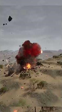 Minigun Helicopter Ambushes a Transport Helicopter