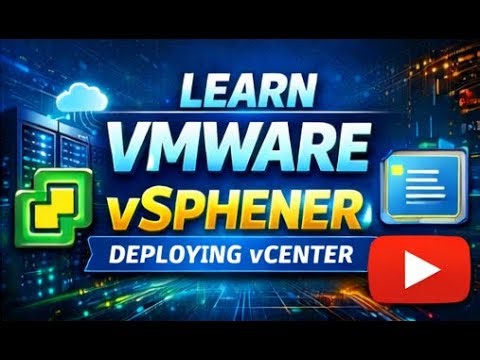 VMware vSphere 9 Full SDDC Deployment Lab - Deploying vCenter (Part 2)
