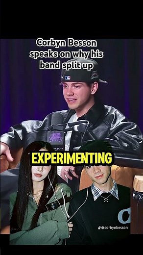 Corbyn Besson speaks on why his band split up….