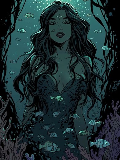 Scylla the Sea Monster 🐍 A Nymph’s neu Before she terrorized sailors, Scylla was a beautiful sea nymph. 🌊 But after the sorceress Circe poisoned the waters out of jealousy, Scylla transformed into a horrifying monster with multiple serpent heads—devouring passing ships alongside Charybdis. From innocence… to nightmare. Was she cursed by fate—or by envy? #Scylla #GreekMythology #SeaMonster #MythologyTok #AncientGreece