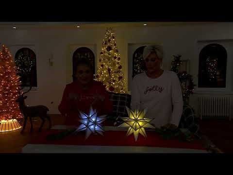 Illuminated 11.5" Star Tree Topper or Tabletop Decor by Kim Gravel on QVC