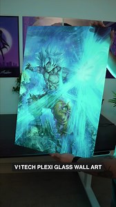 🧊Art Prints on Plexi Glass are HERE! Up to 60% OFF Holiday Sale Now at www.v1tech.com! 🤩Gloss and Matte Finishes Available 🧐With the look of glass, but shatterproof! 🤯We also include easy mounting with peel and stick 3M Command Strips! 🌈Unlike any other medium, you can also add backlighting to our prints. Every sale supports the artist's directly and all products are all made in Dallas, Texas USA! Get yours today at www.v1tech.com! | V1 Tech