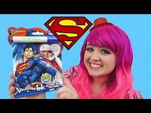 Superman Magic Ink Coloring & Activity Book Imagine Ink | KiMMi THE CLOWN