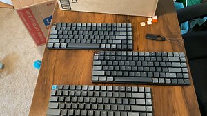 Keychron Low Profile Optical & Mechanical Switch Test - Blue Brown & Red