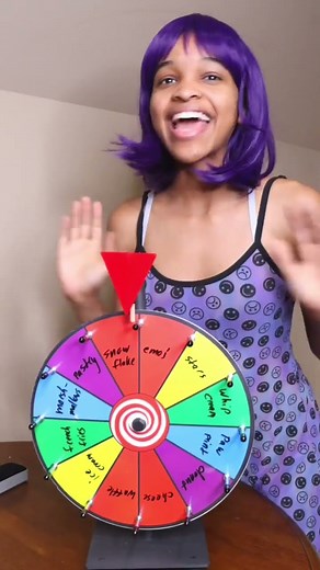 Spin the Wheel to MAKE a SLIME Challenge 😲