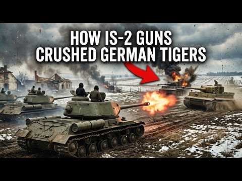 German Tigers Advanced Confidently — Then Soviet 122mm IS-2s Fired the First Salvo