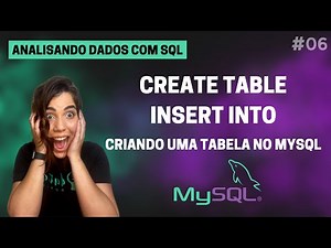 CREATE TABLE, INSERT INTO | Como criar e inserir dados em uma tabela no MySQL