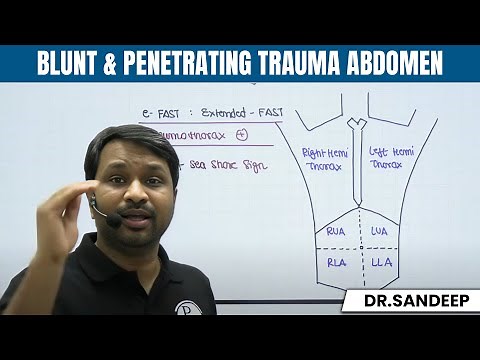 Blunt & Penetrating Trauma Abdomen | Surgery | Bailey learned with Dr. Sandeep | PW MedEd