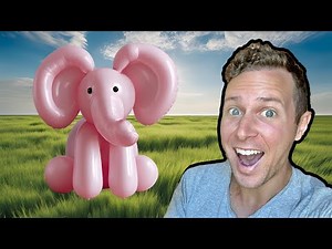 How to make Balloon Elephant (Balloon Twisting Tutorial)
