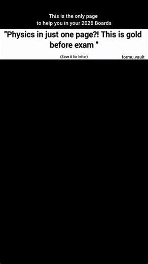 Mixora Universe Explained on Instagram: "💡 Quick Physics Boost! These 25 basics are the foundation of every great mind in science ⚛️ Save this post for revision and share with your study buddy 📚 Follow @formu.vault for more smart study notes 🔥 #PhysicsNotes #StudySmart #ScienceFacts #ExamPrep #PhysicsBasics #LearningEveryday #StudyMotivation #EducationHub #ConceptClarity #FormuVault"