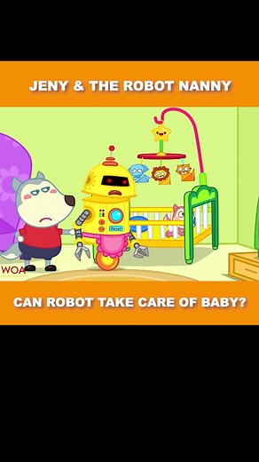 Wolfoo y su Niñera Robot: Diversión en Stop Motion