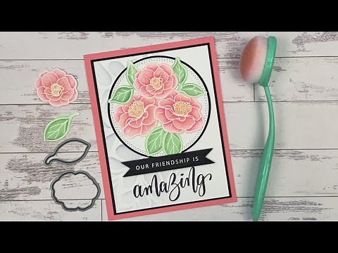 Combining Ink Pads with Pencils and Gamsol with Gina K Designs